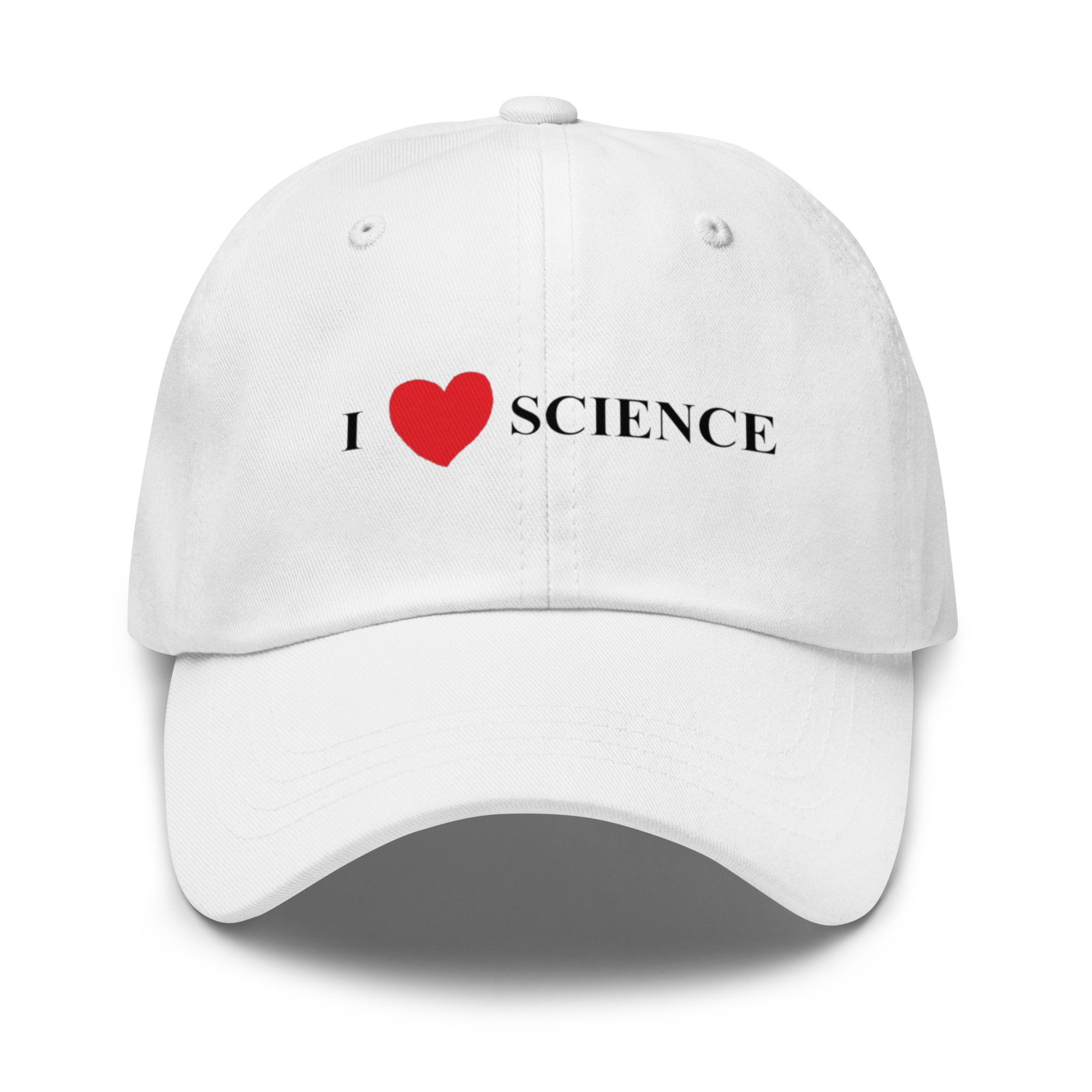 I Love Science. Unisex Cap