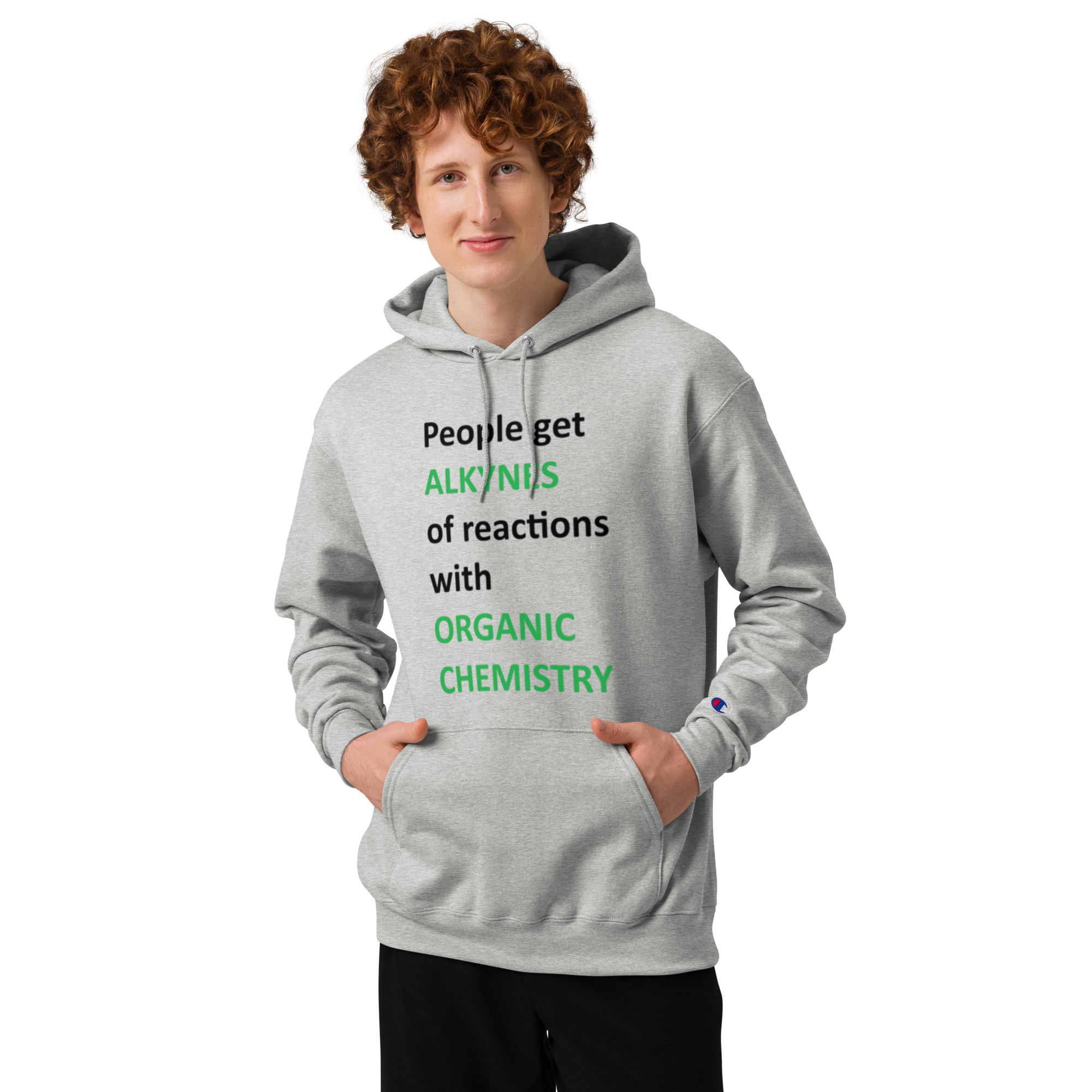 Alkynes. Men's Champion Hoodie