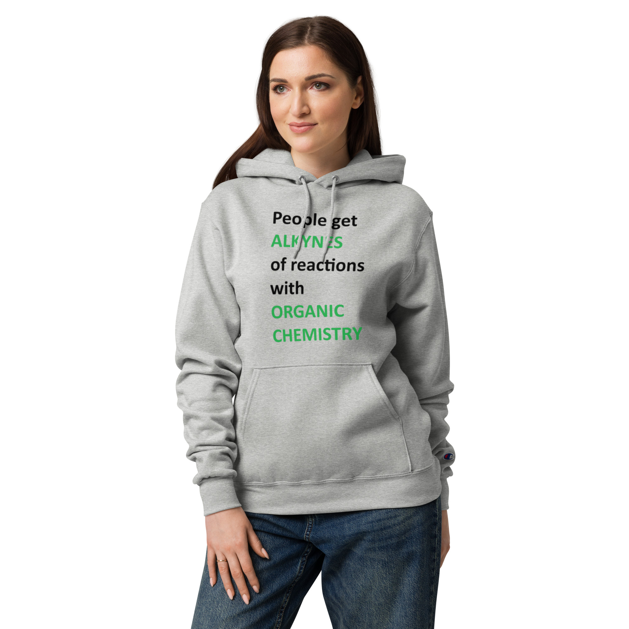 Alkynes. Women’s Champion Hoodie - Image 2