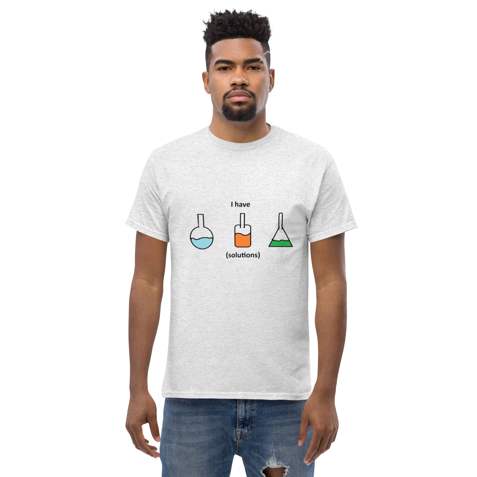 I Have Solutions. Unisex Classic Tee - Image 12