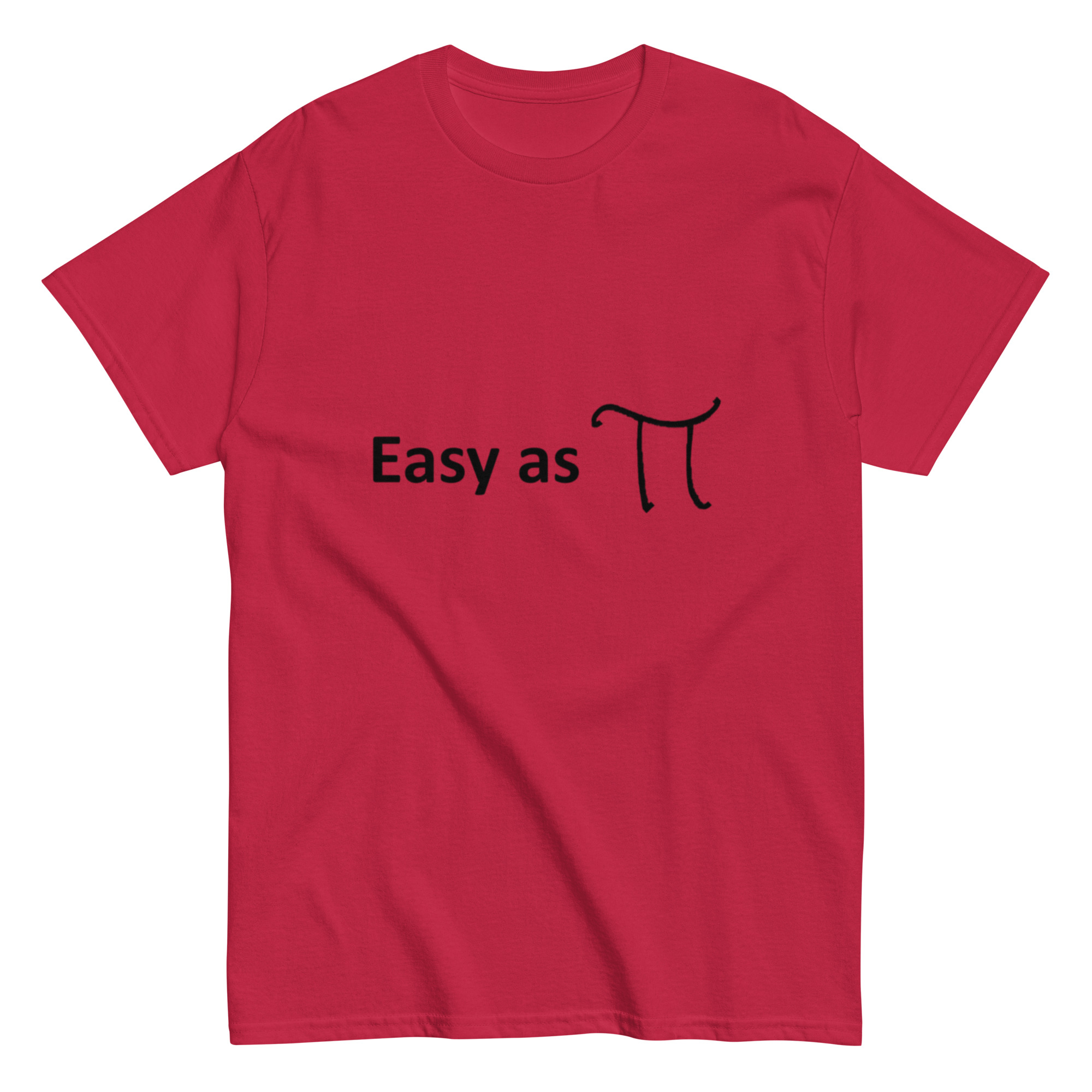 Easy as Pi 2. Unisex Classic Tee - Image 50