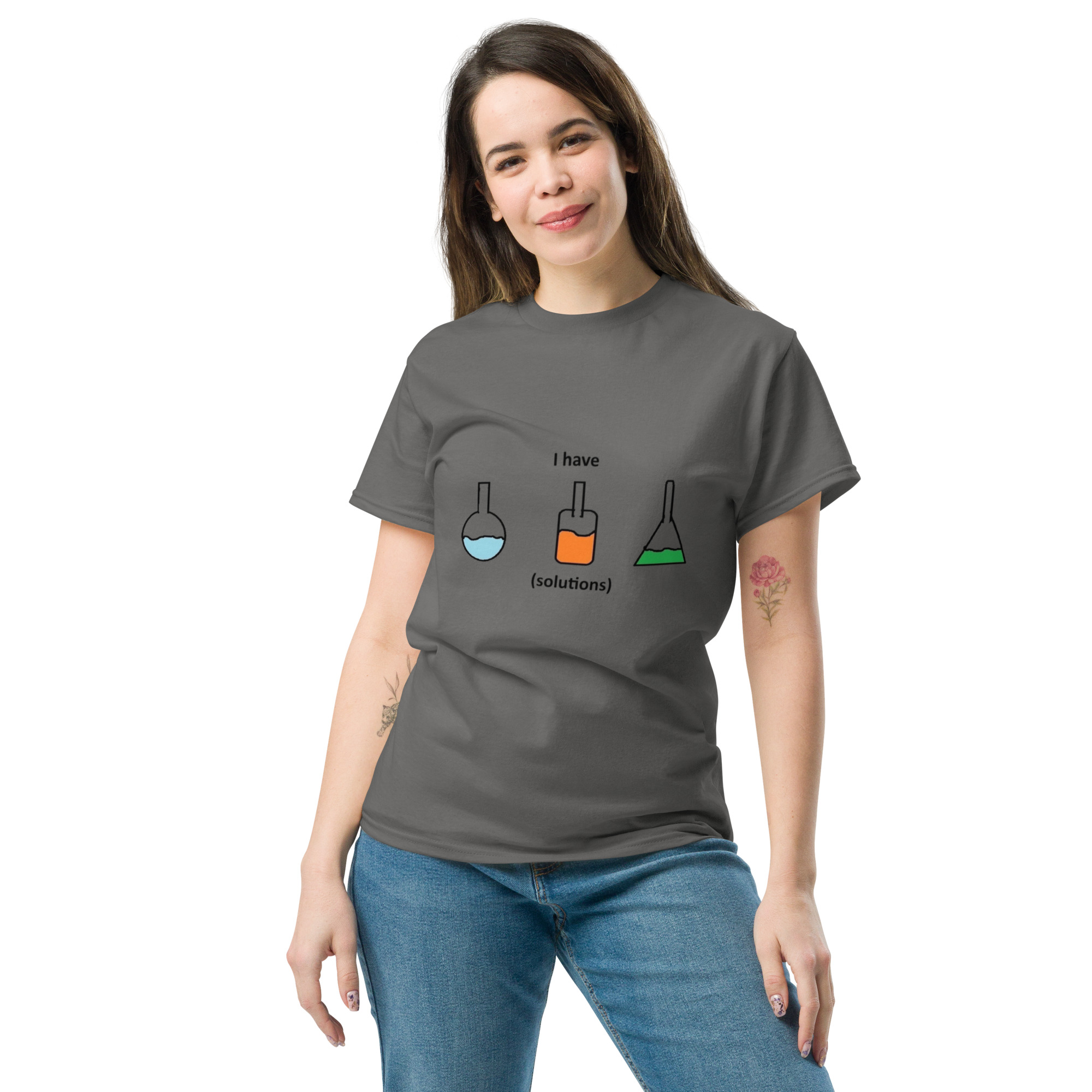 I Have Solutions. Unisex Classic Tee - Image 17