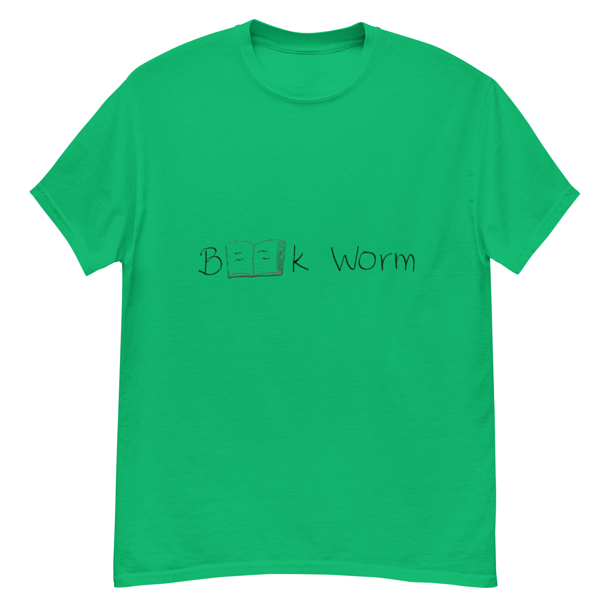 Book Worm 2. Unisex Classic Tee - Image 4