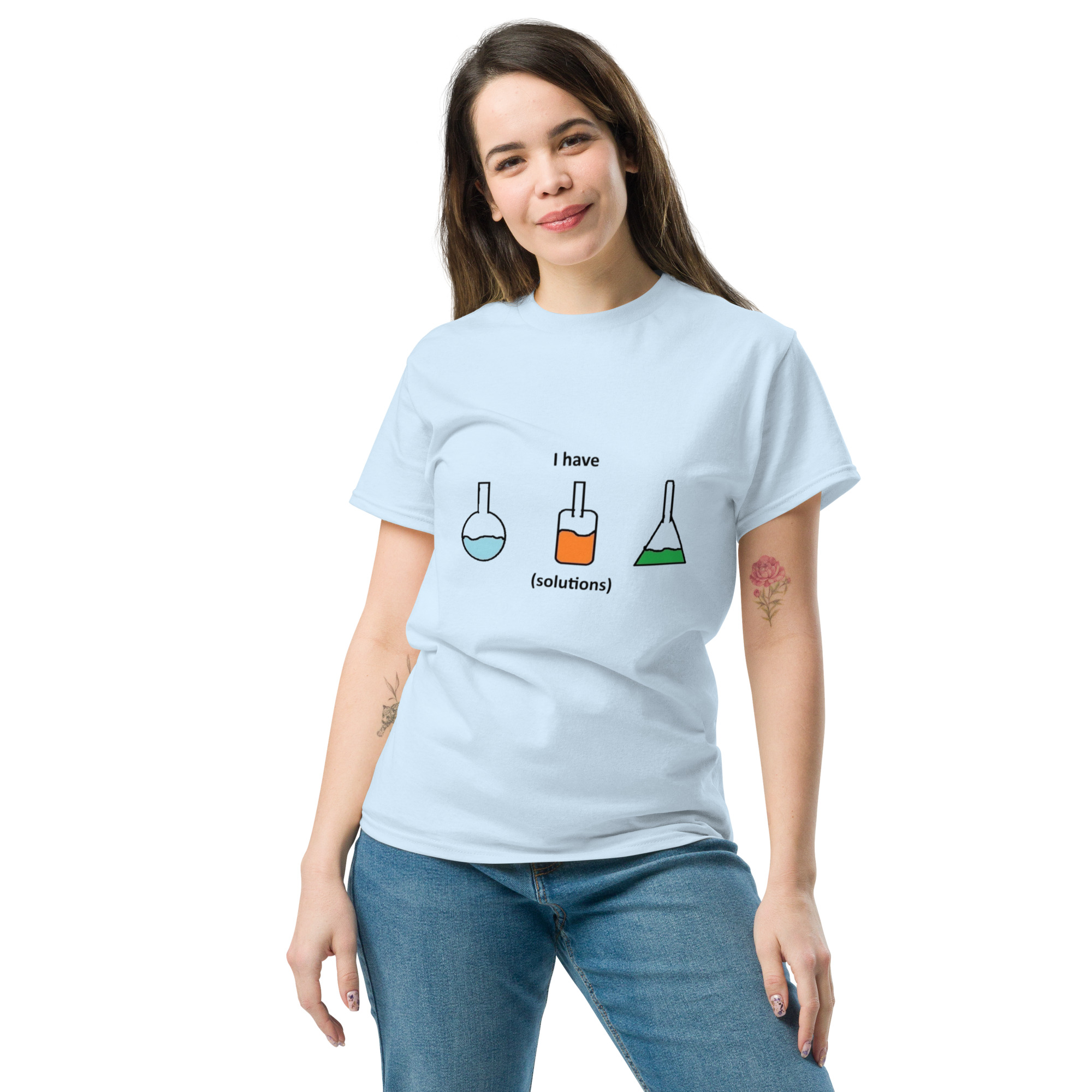 I Have Solutions. Unisex Classic Tee - Image 23