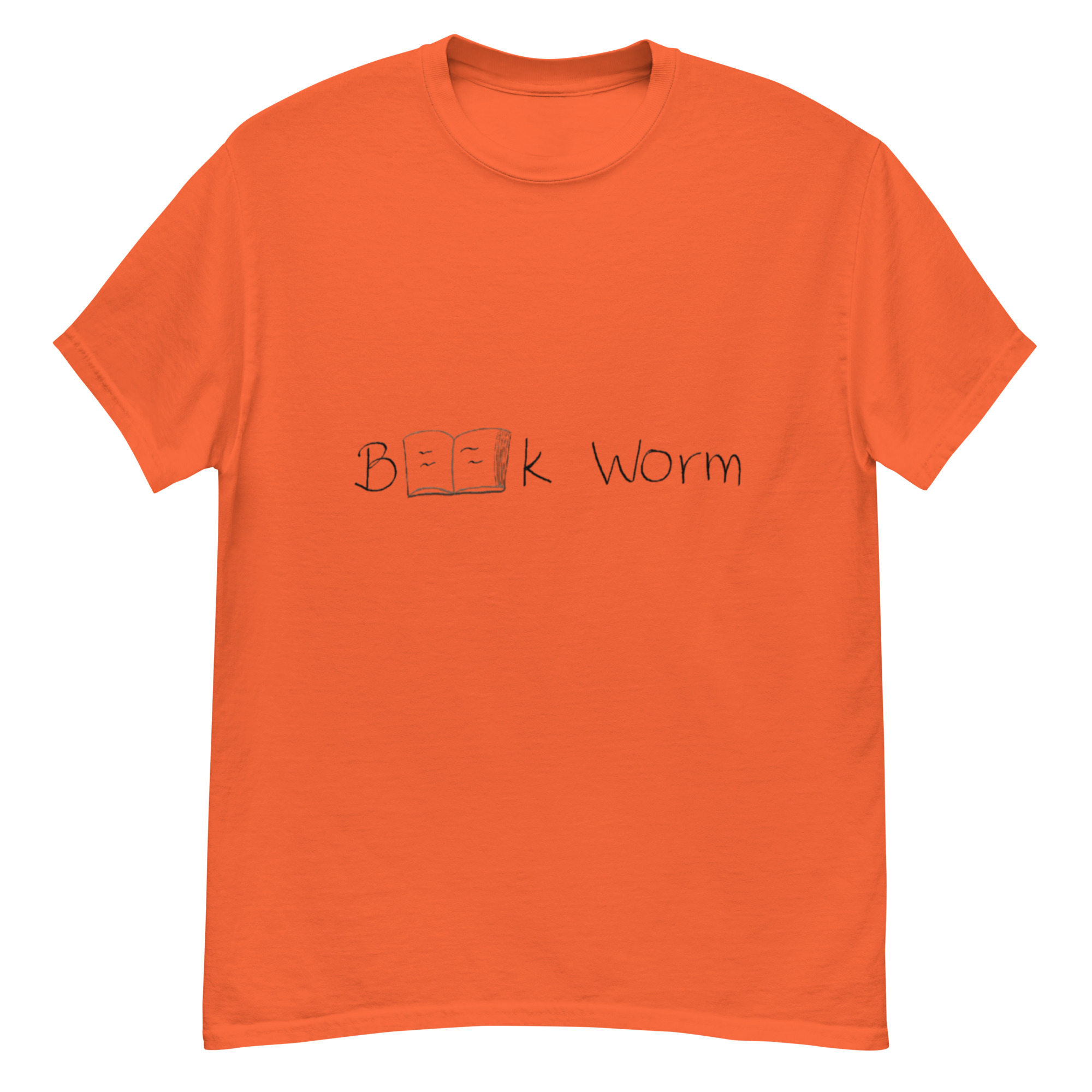 Book Worm 2. Unisex Classic Tee - Image 2