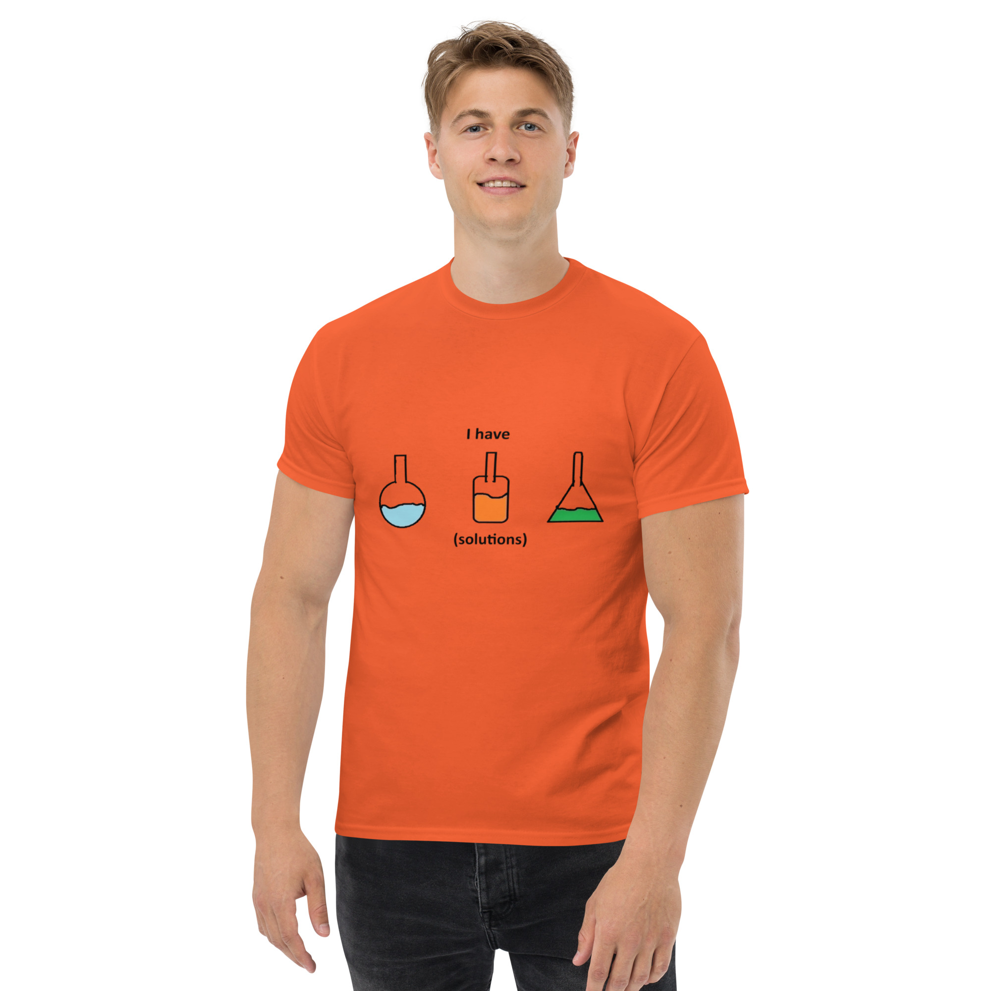 I Have Solutions. Unisex Classic Tee - Image 6