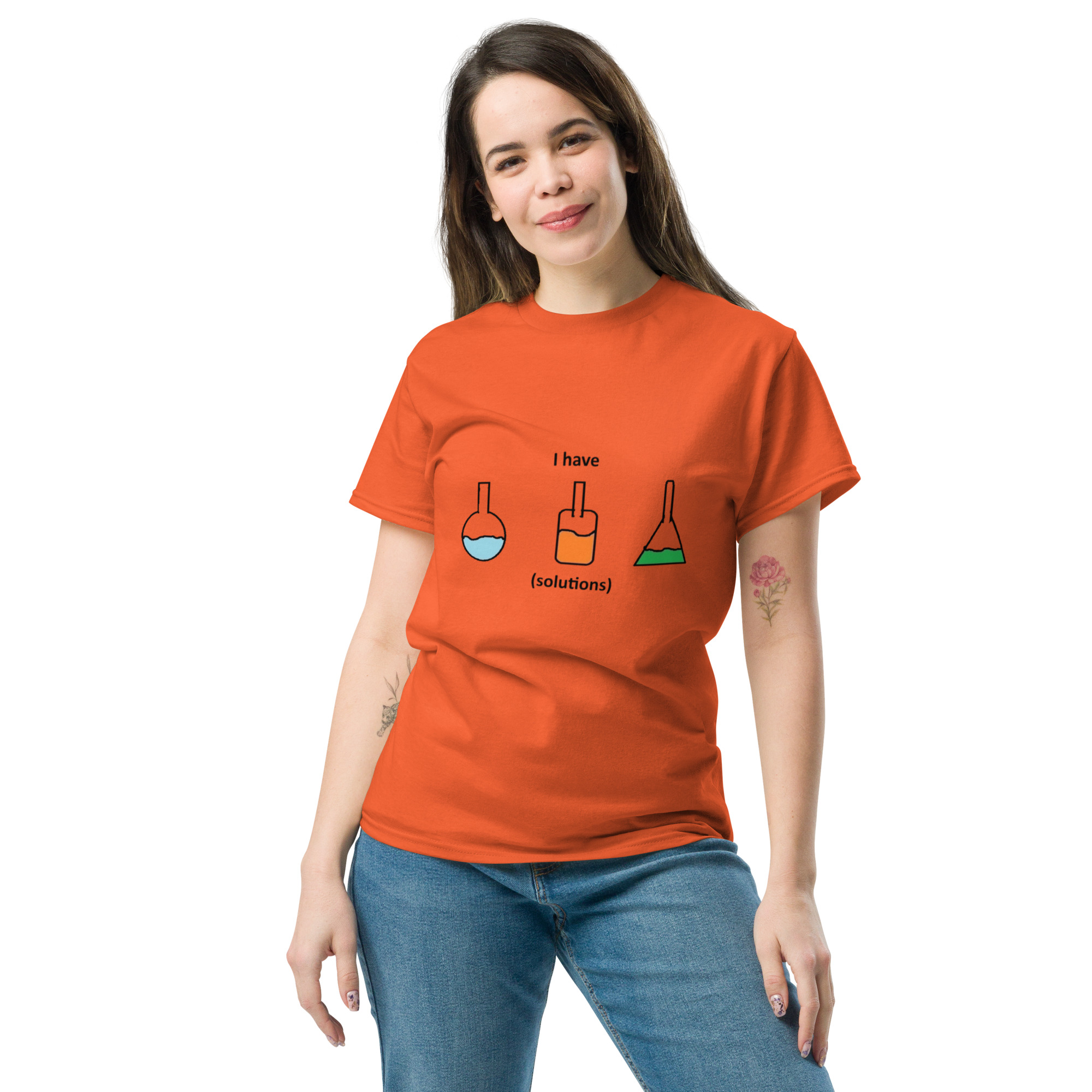 I Have Solutions. Unisex Classic Tee - Image 21