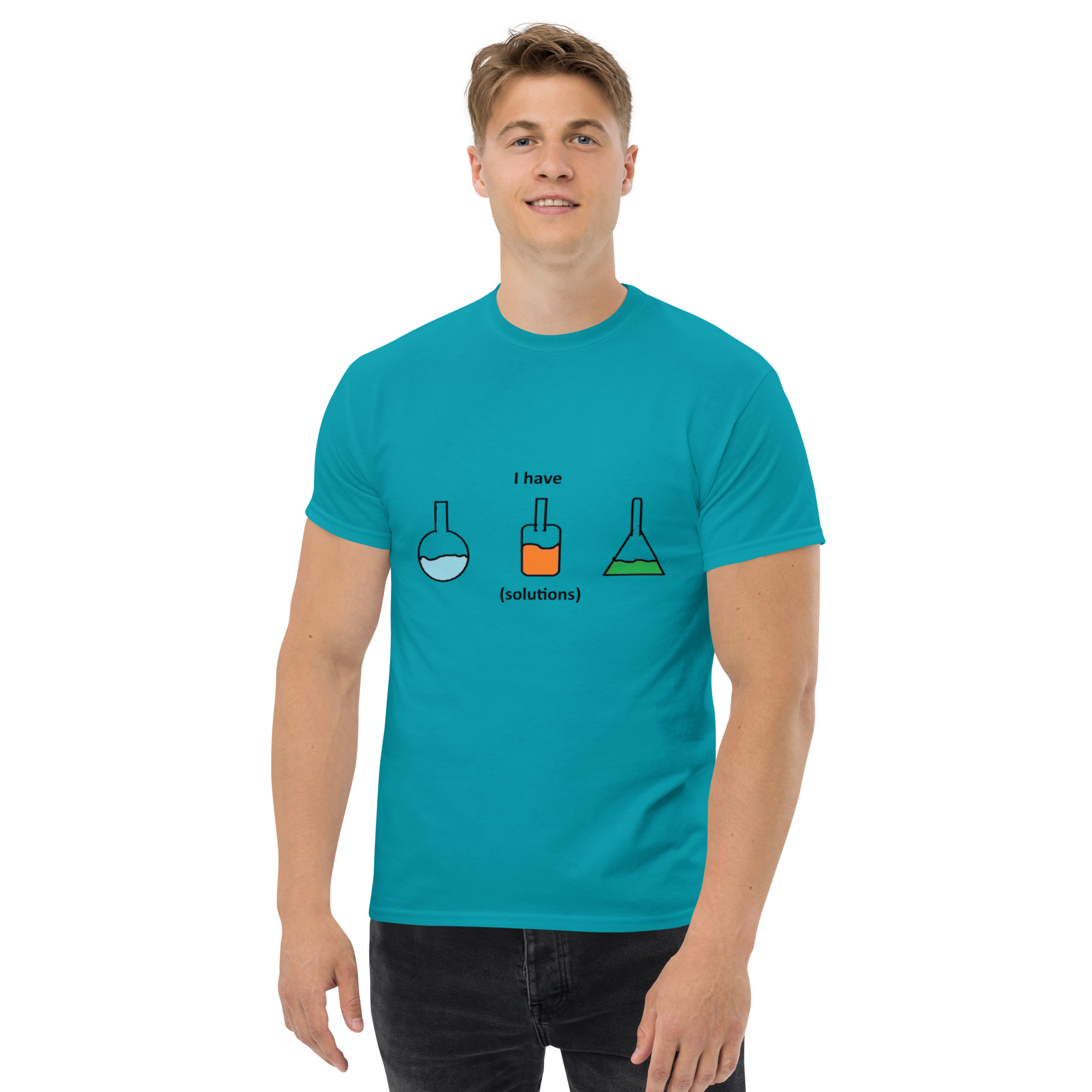 I Have Solutions. Unisex Classic Tee - Image 7