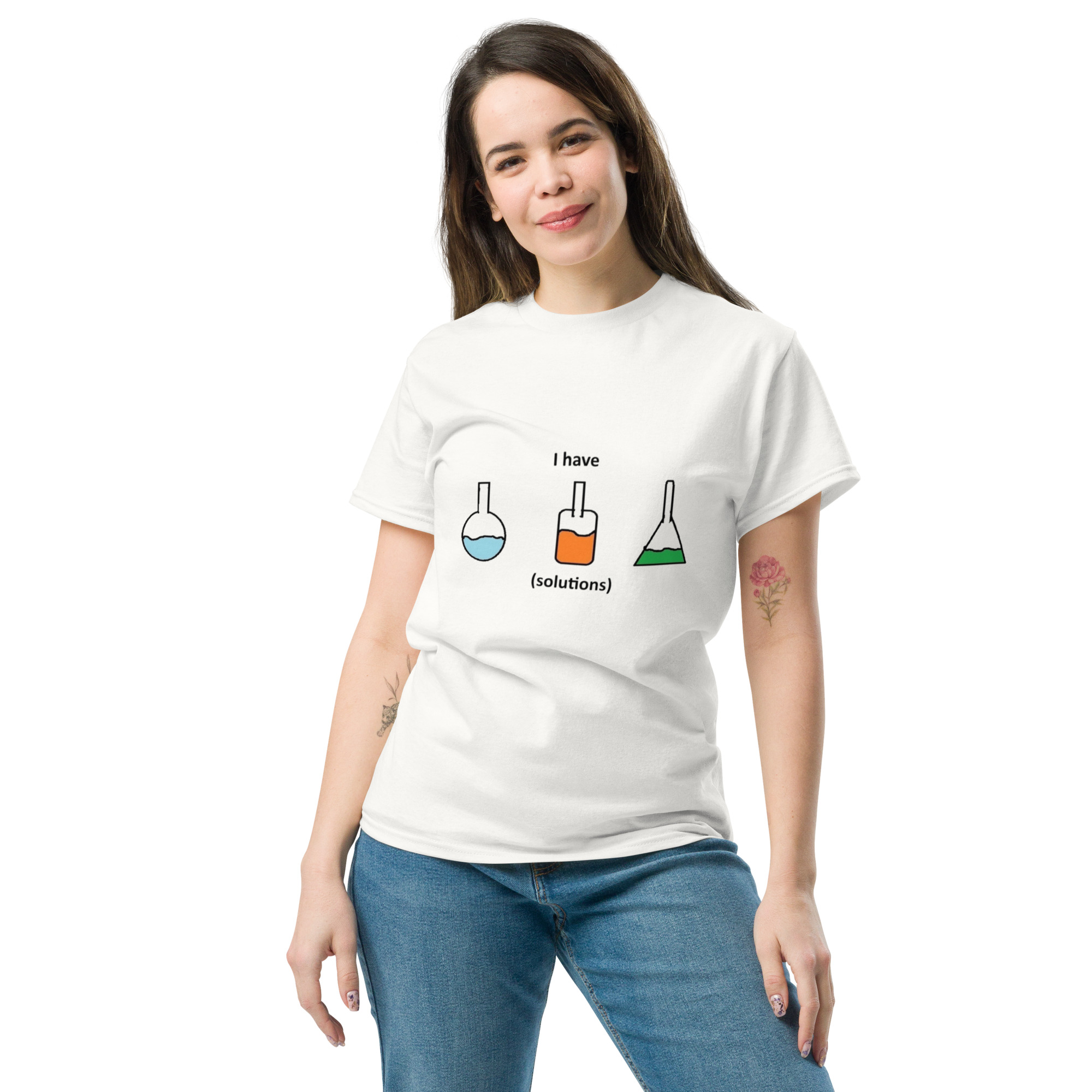 I Have Solutions. Unisex Classic Tee - Image 25