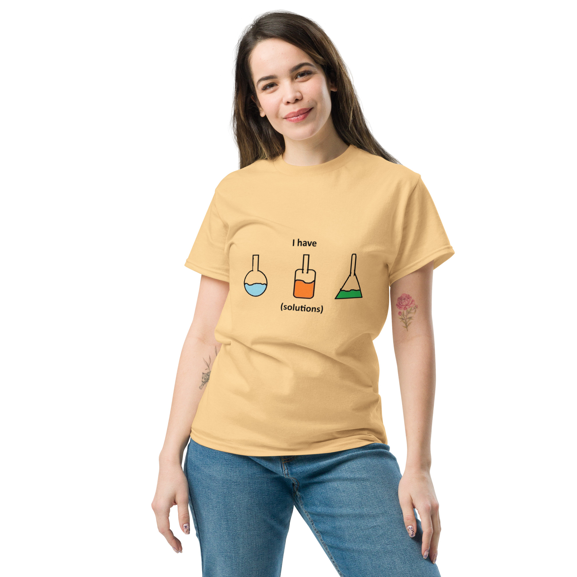 I Have Solutions. Unisex Classic Tee - Image 19