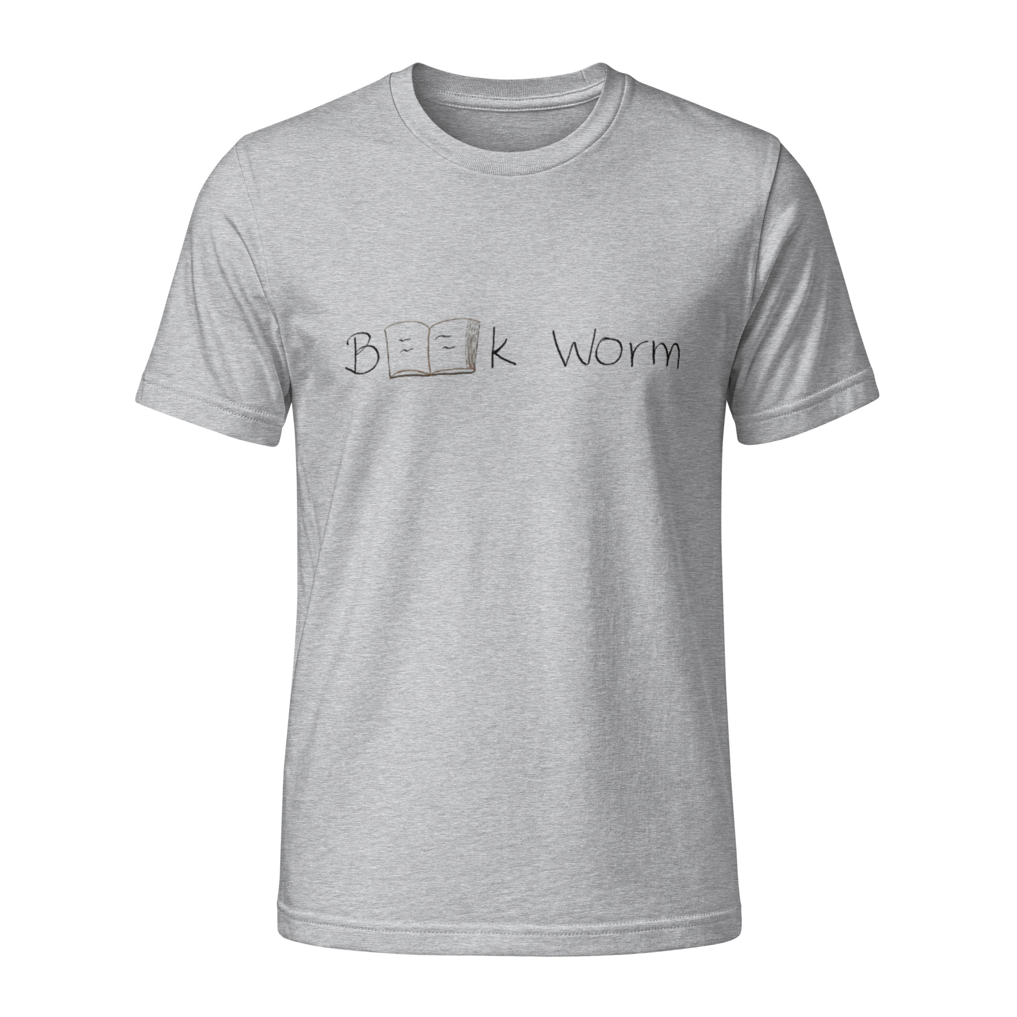 Book Worm. Men's Fine Jersey T-Shirt - Image 2