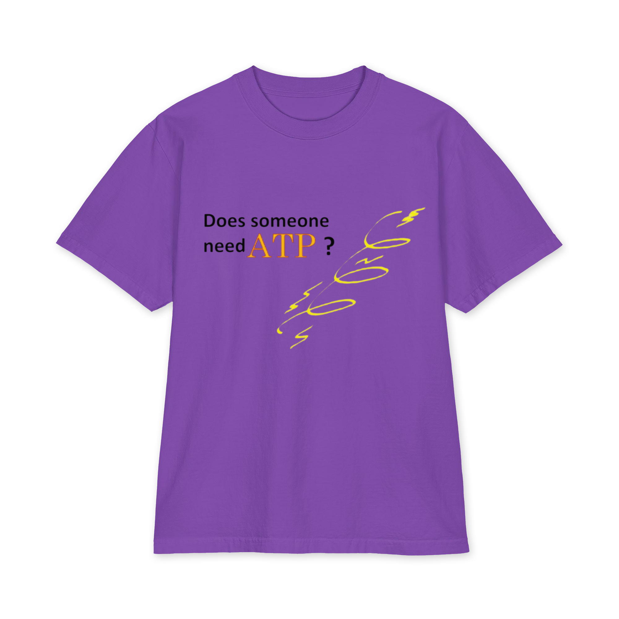 Does Someone Need ATP? Men's Max Heavyweight Short Sleeve - Image 2