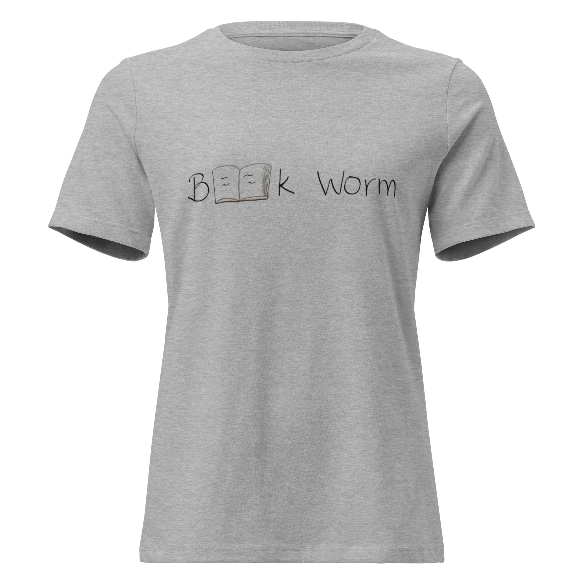 Book Worm. Women's Relaxed T-Shirt - Image 4