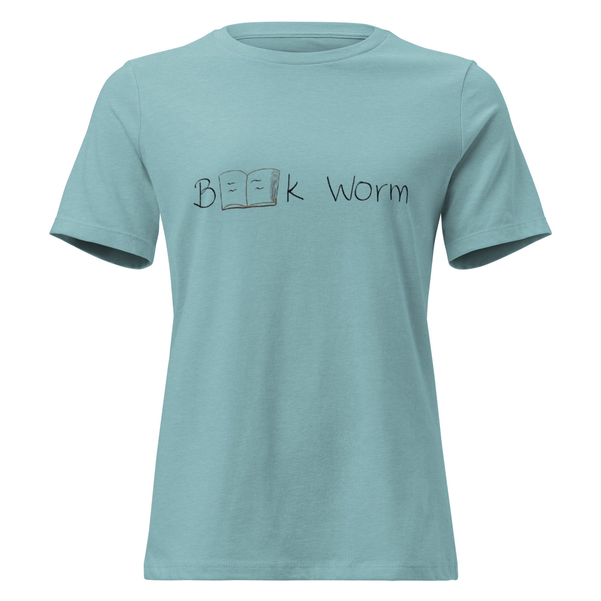 Book Worm. Women's Relaxed T-Shirt - Image 2