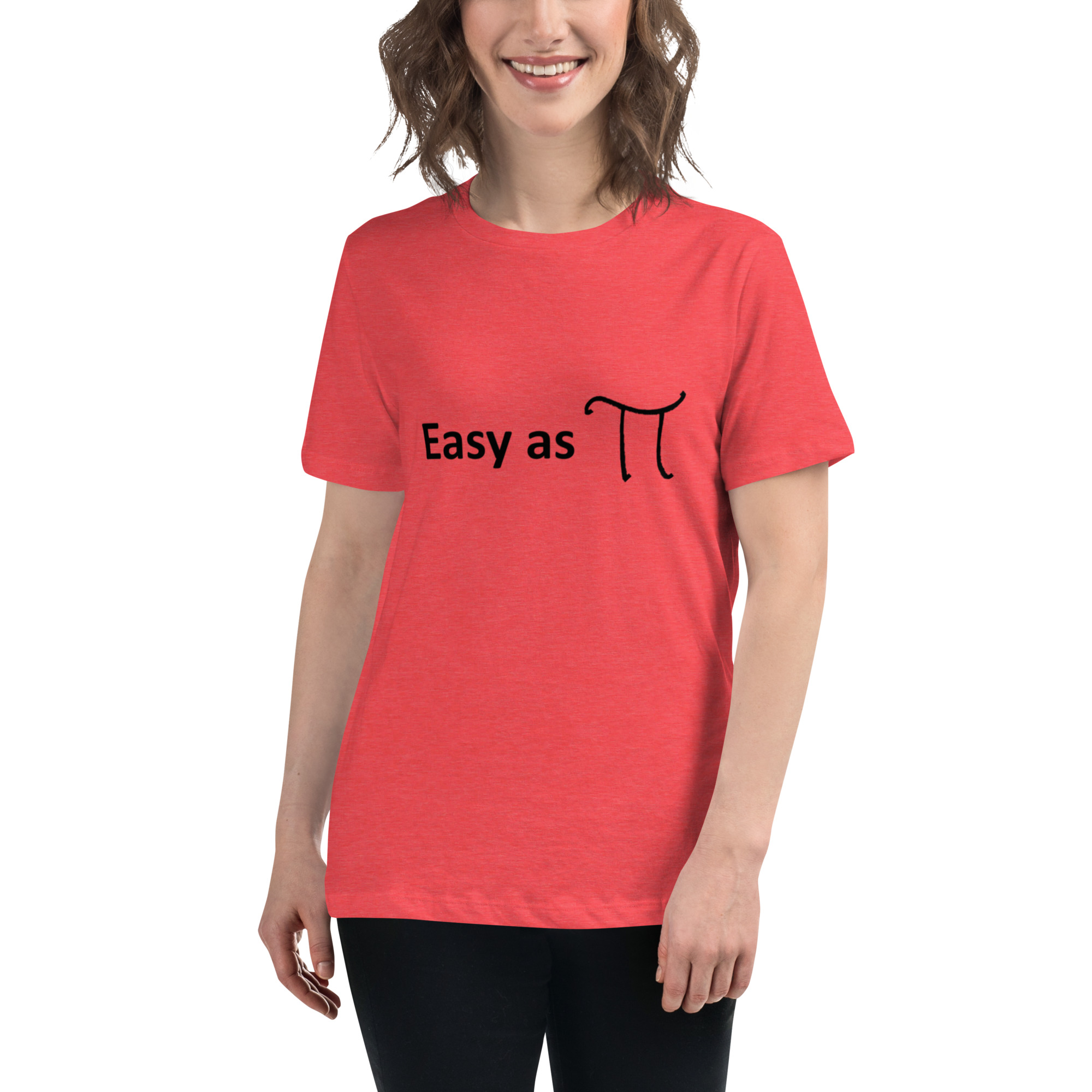 Easy as Pi. Women's Relaxed T-Shirt - Image 4