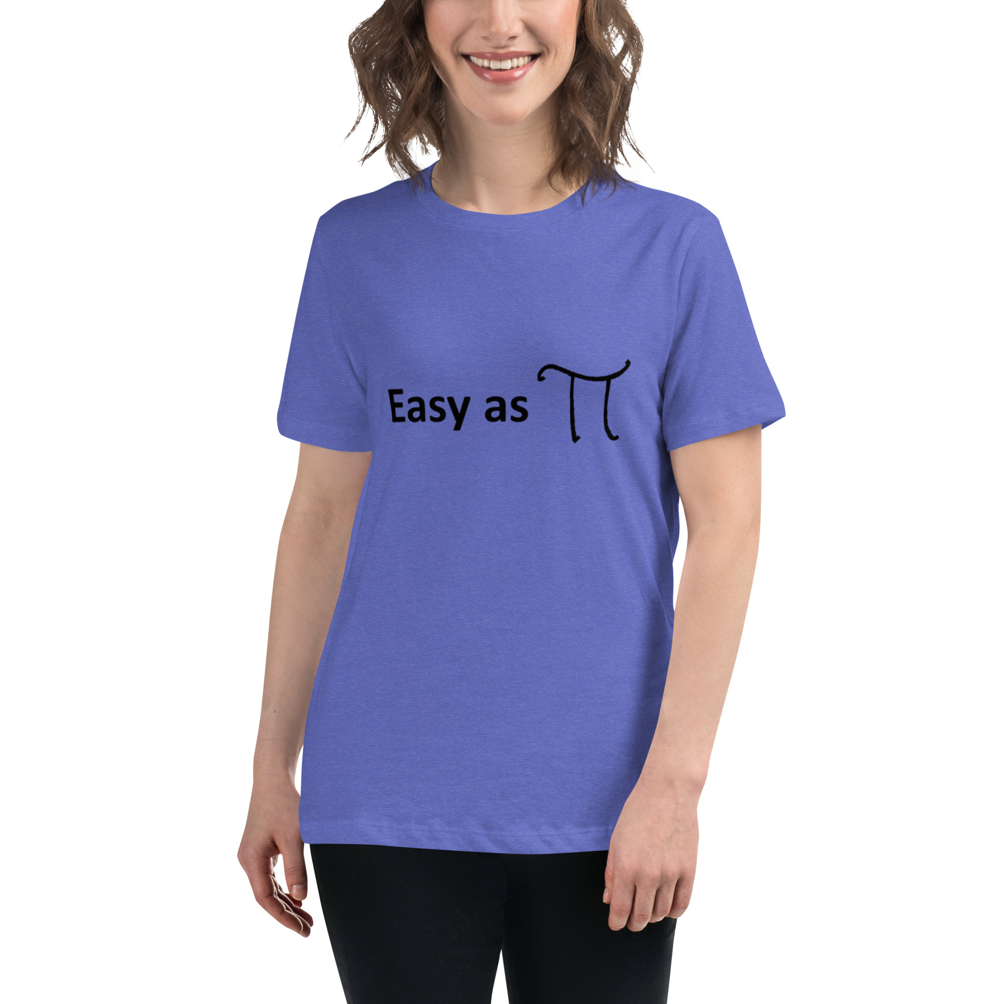 Easy as Pi. Women's Relaxed T-Shirt - Image 3