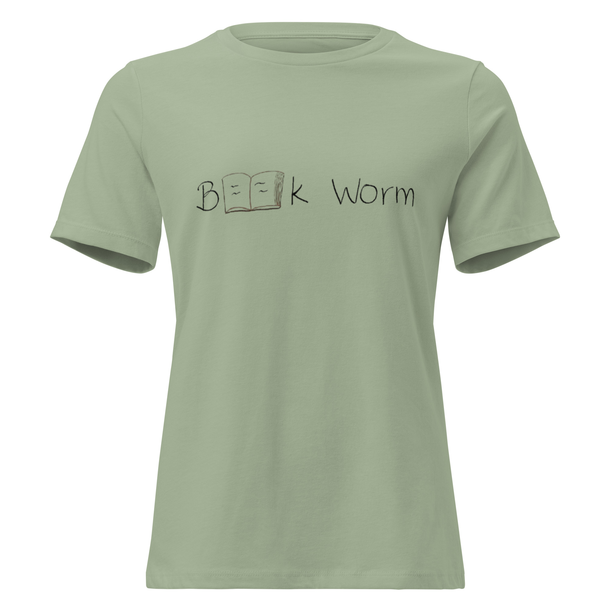 Book Worm. Women's Relaxed T-Shirt - Image 3