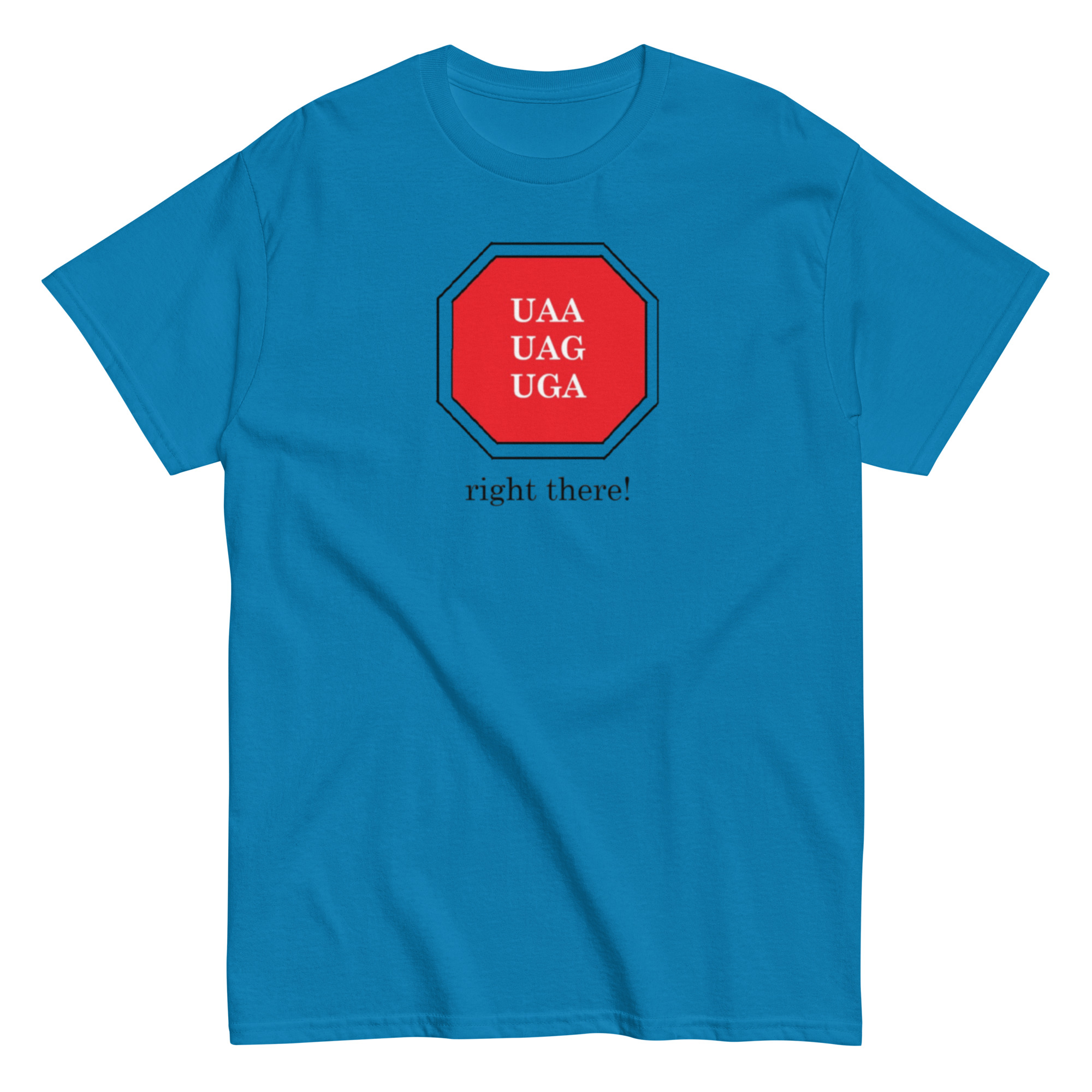 Stop. Unisex Classic Tee - Image 2