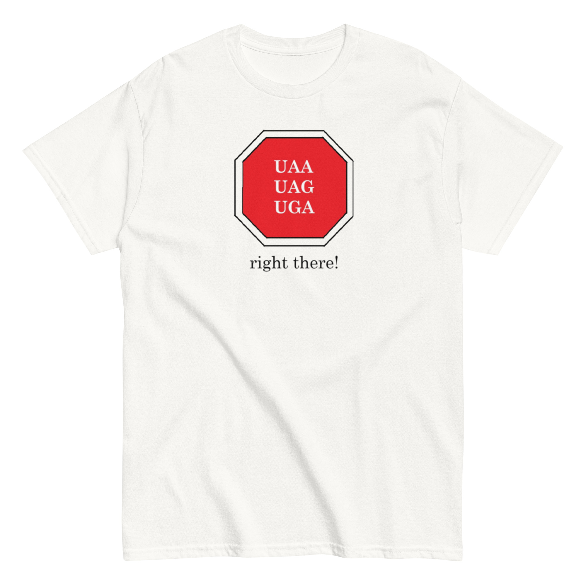 Stop. Unisex Classic Tee - Image 12
