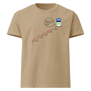 HDL LDL. Unisex Oversized T-Shirt